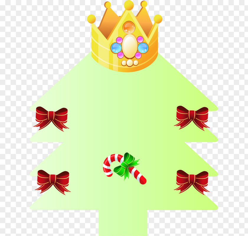 Crown Green Christmas Tree PNG