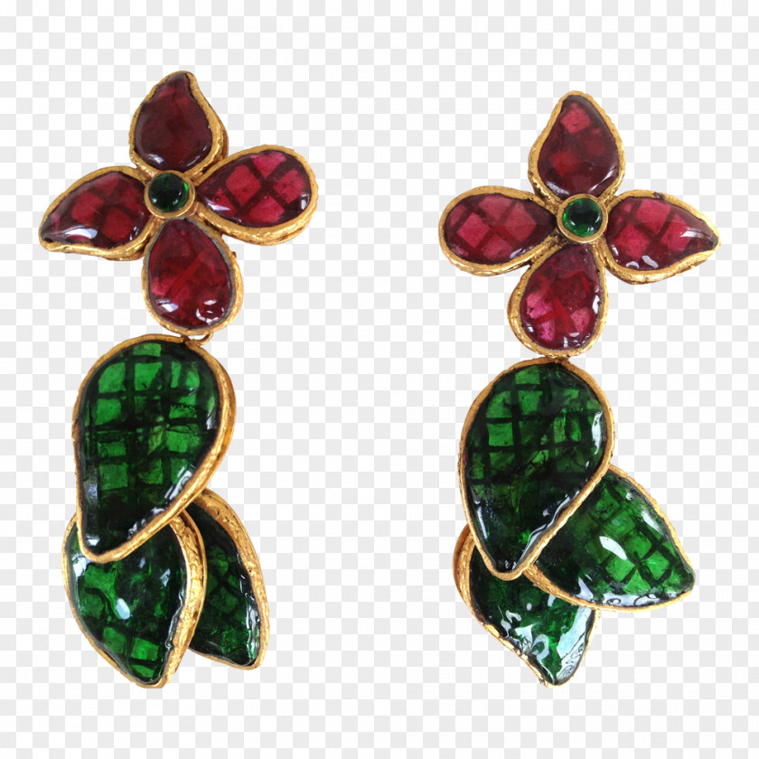 Emerald Earring Chanel Bijou Wedding Ring PNG