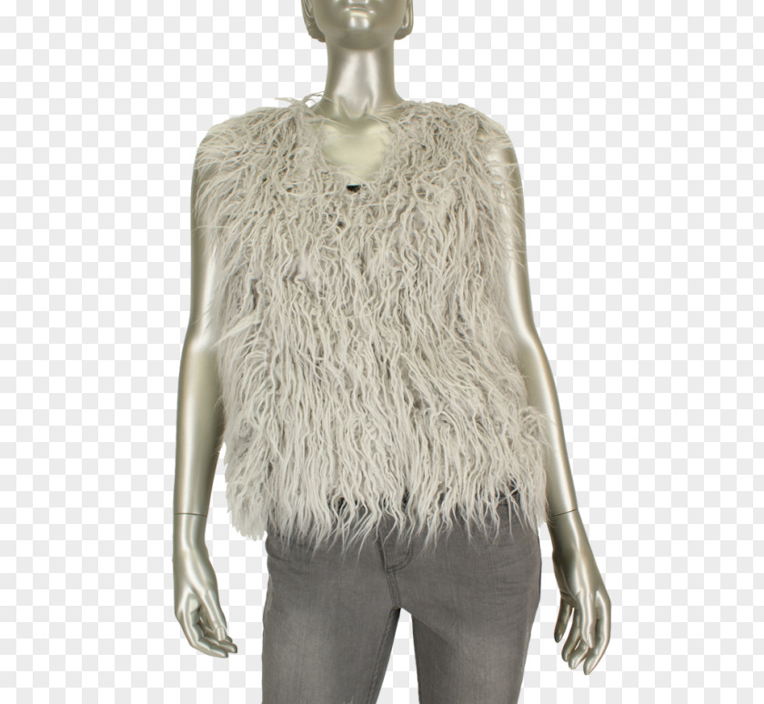 Light Grey Fur Neck PNG