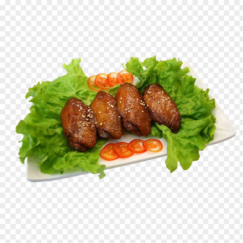 A Grilled Wings Hamburger Meatball Barbecue Fried Chicken Mantou PNG