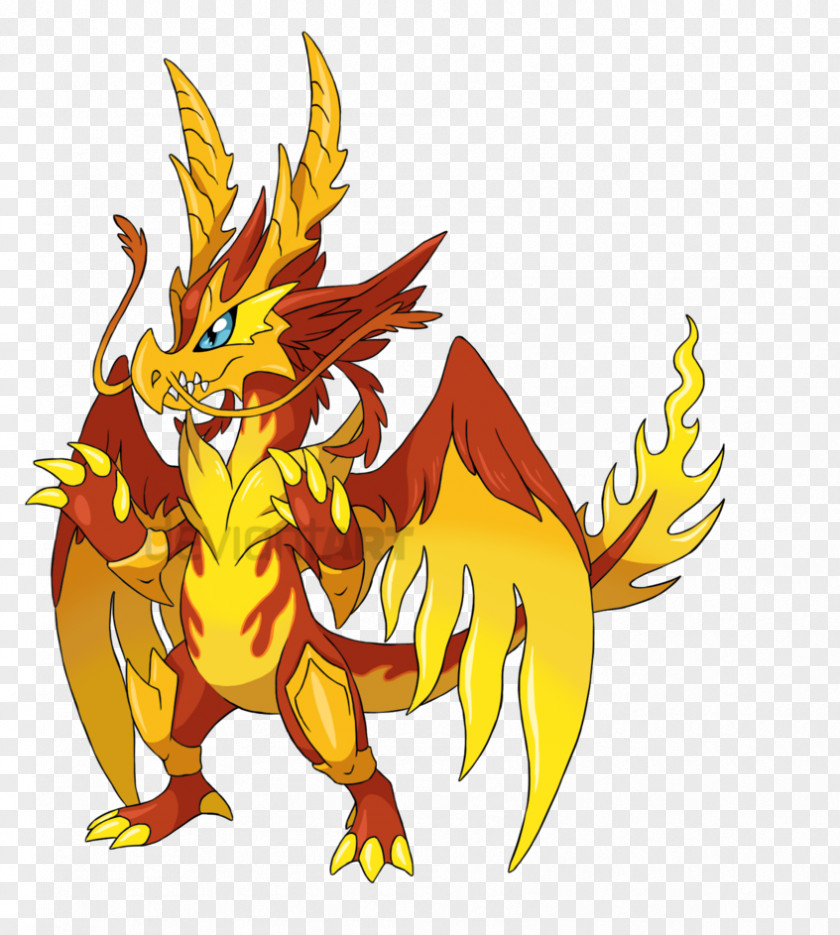 Flame Dragon DeviantArt Digital Art PNG