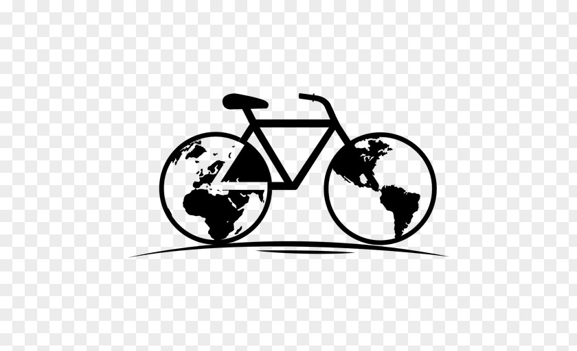 Isolated Vector World Environment Day Bicycle Natural Earth PNG