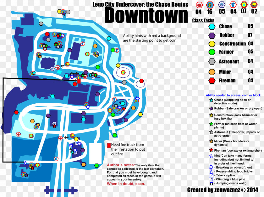 Map Lego City Undercover: The Chase Begins Wii U PNG