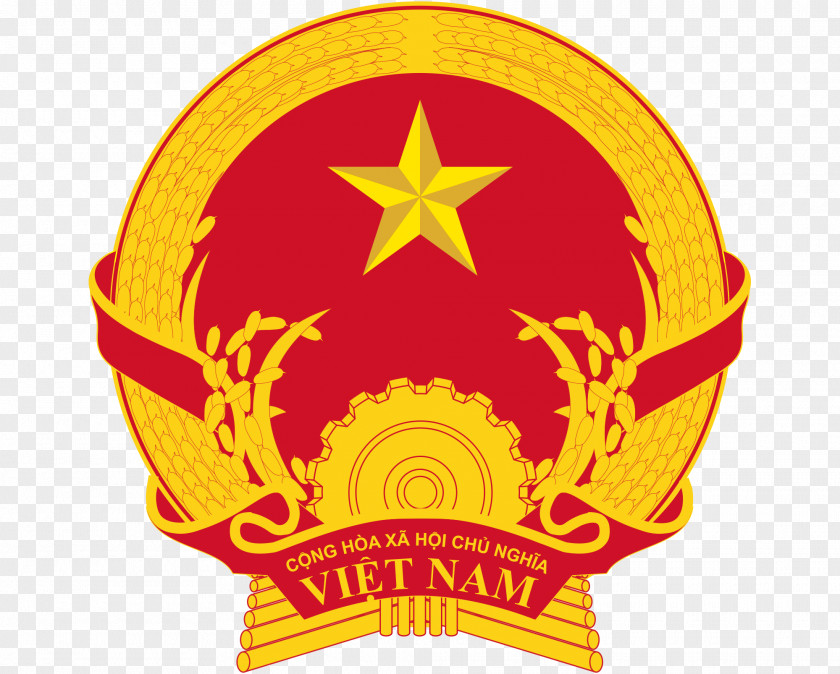 North Vietnam Emblem Of Coat Arms Flag PNG