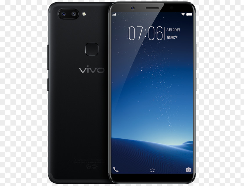 Vivo V9 X20 (64GB, Matte Black) V7 IPhone PNG