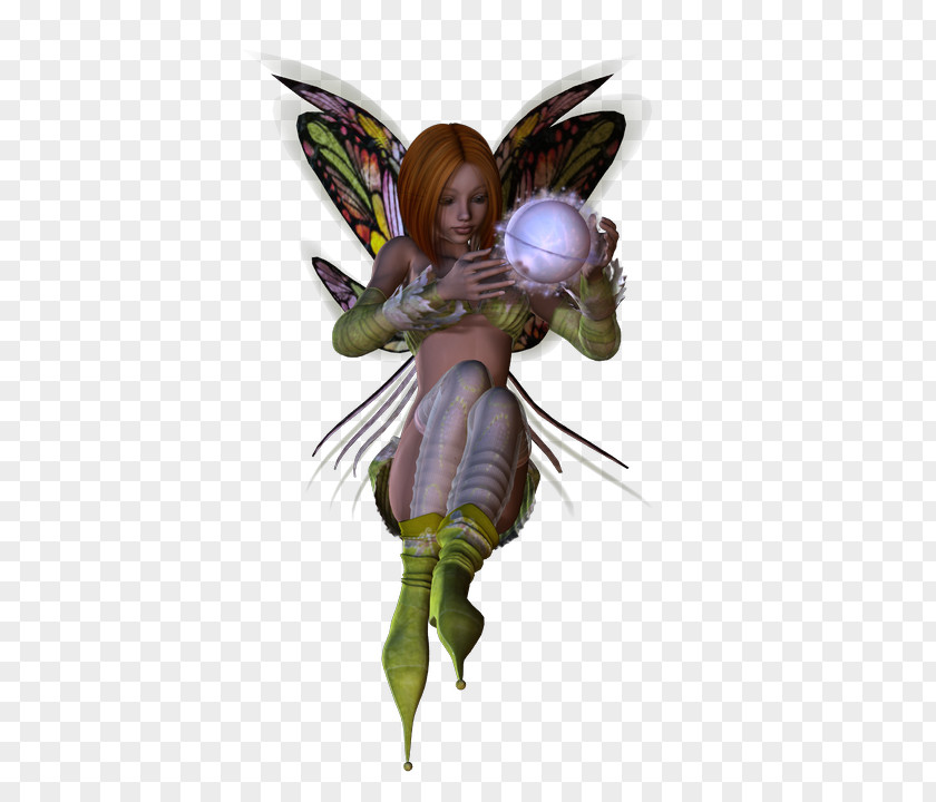 BRUJA Insect Fairy Figurine Pollinator PNG