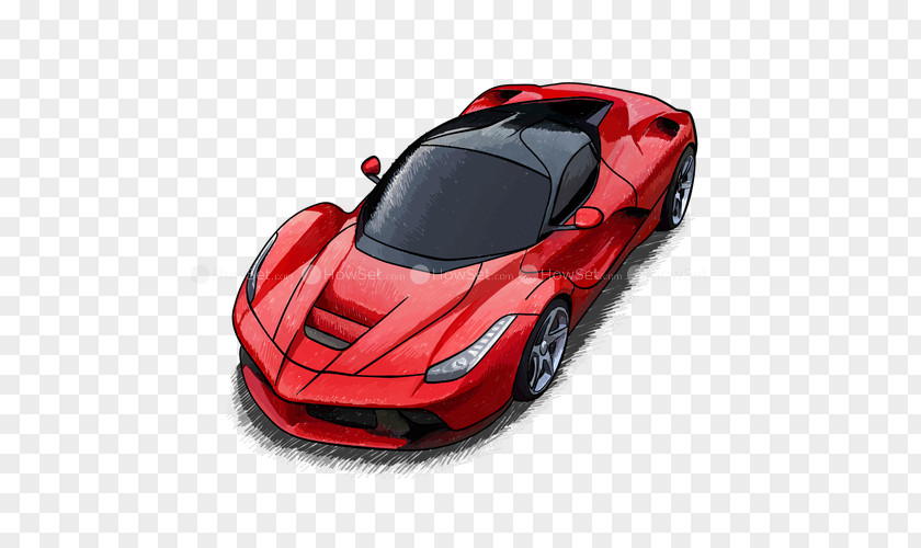 Ferrari LaFerrari FXX-K Car PNG