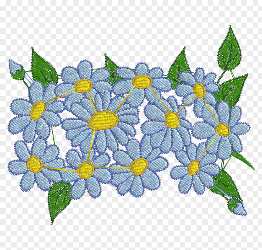 Flower Floral Design Embroidery Branch Pattern PNG