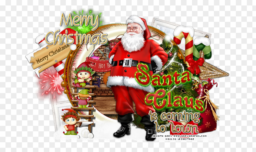 Santa Claus Christmas Ornament Gift PNG