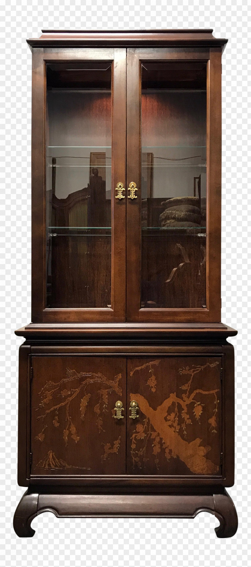 Cupboard Curio Cabinet Cabinetry Chinoiserie Shelf PNG