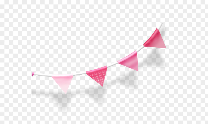 Heart Bunting Birthday Greeting & Note Cards Balloon Party Wish PNG