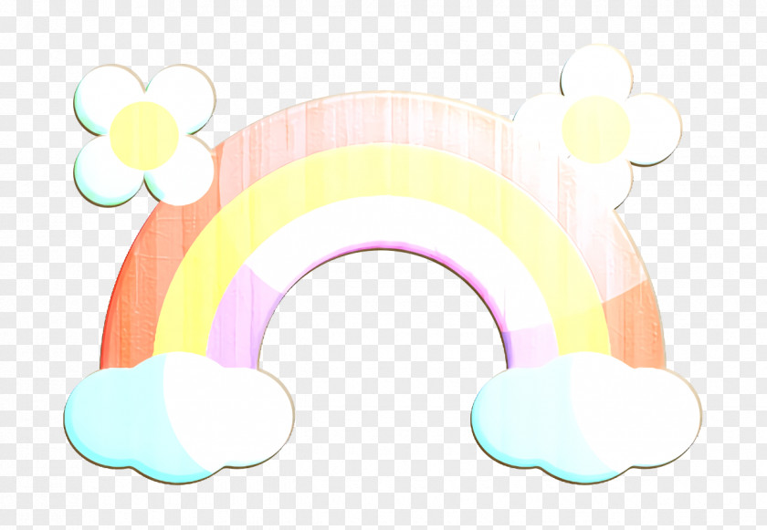 Hippies Icon Rainbow PNG