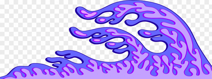 Purple Waves Wave Clip Art PNG