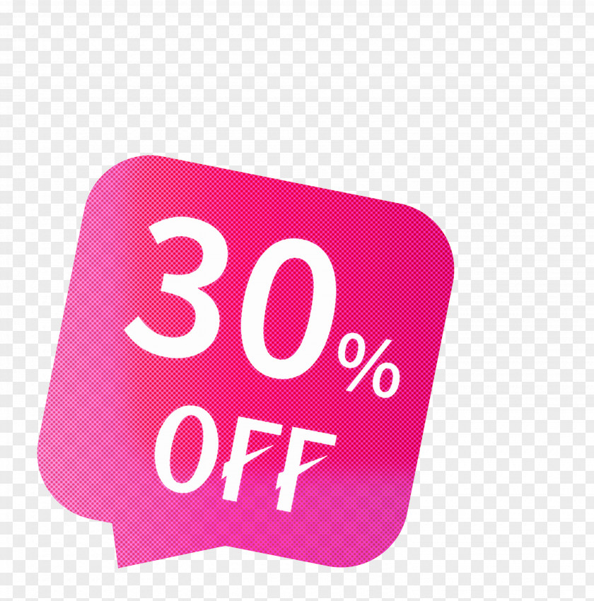 30 Off Sale Tag PNG