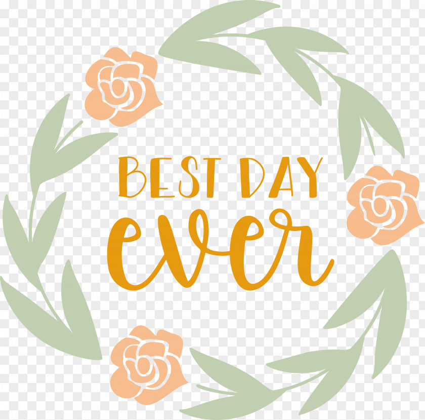 Best Day Ever Wedding PNG