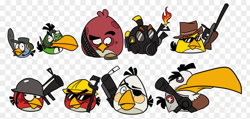 Bird Team Fortress 2 Angry Birds Go! Beak PNG