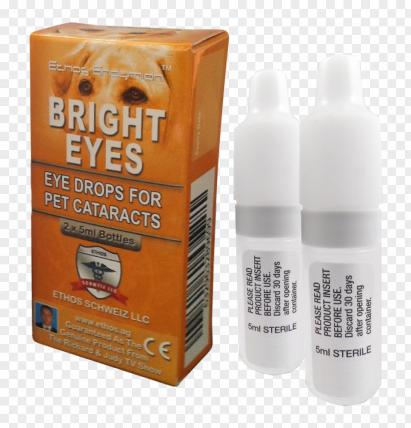 Dog Eye Drops & Lubricants Natural Ophthalmics Homeopathic Cineraria For Cataract Crystalline Lens Acetylcarnosine PNG