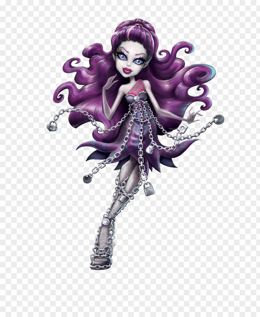 Doll Monster High Spectra Vondergeist Daughter Of A Ghost Clawdeen Wolf Porter Geiss PNG