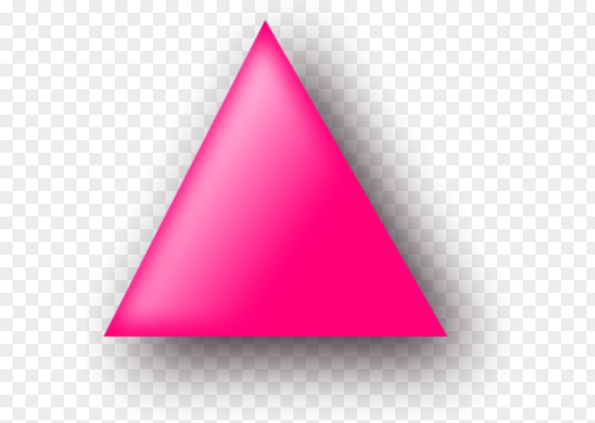 Triangle Pink Clip Art PNG