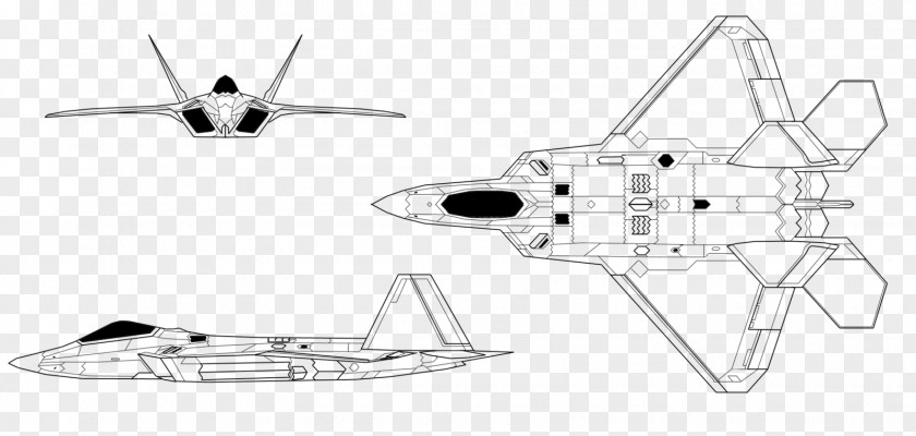 Airplane Lockheed Martin F-22 Raptor Northrop YF-23 General Dynamics F-16 Fighting Falcon Fighter Aircraft PNG