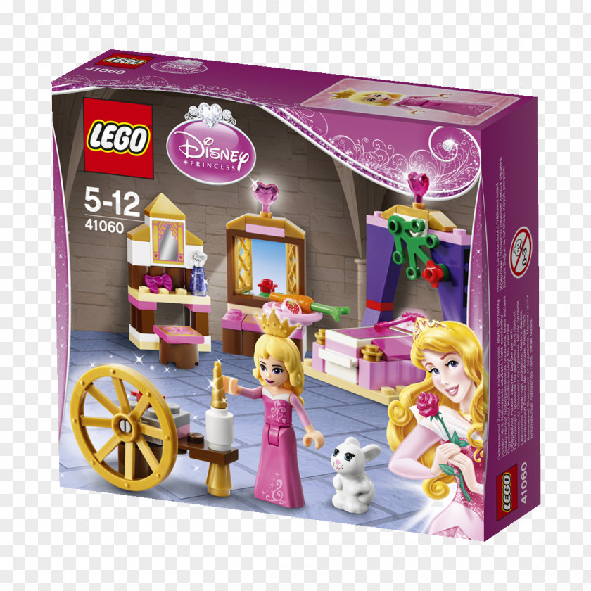 Disney Princess LEGO 41060 Sleeping Beauty's Royal Bedroom Aurora Merida PNG
