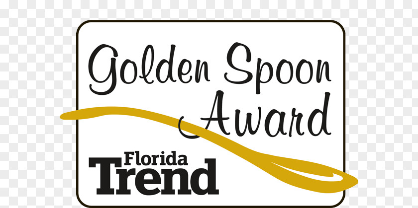 Golden Spoon Florida Trend Brand Line Clip Art PNG