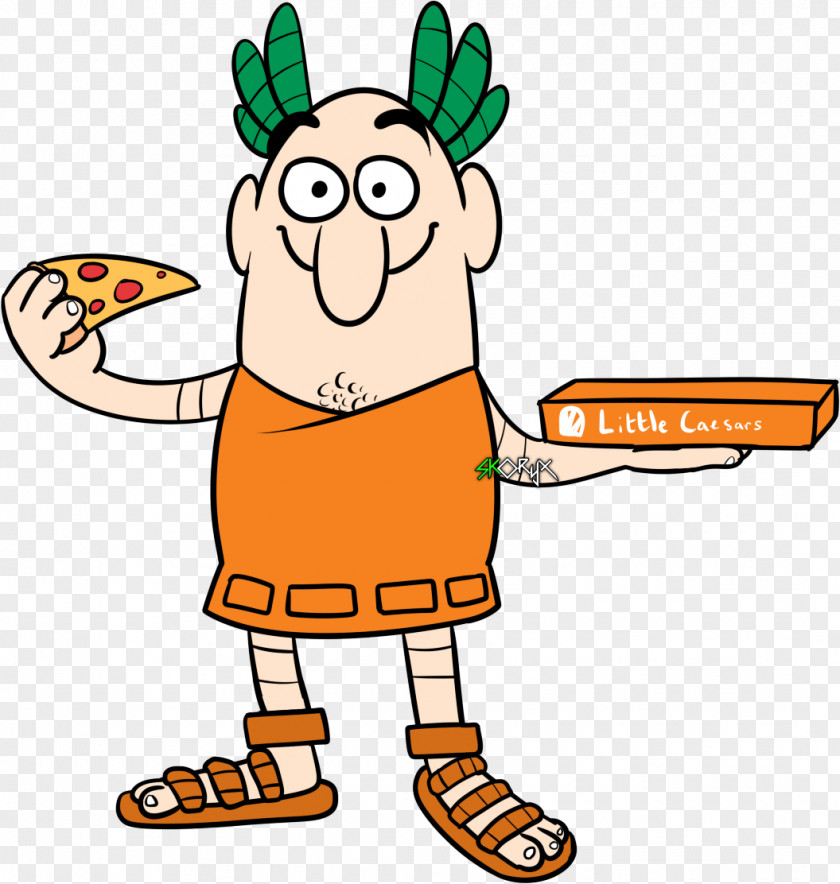 Mascot Pizza Hut Little Caesars Domino's Box PNG