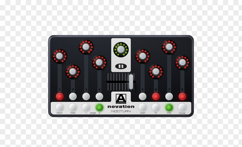 MIDI Controllers Novation Digital Music Systems Nocturn Controller PNG Controller, GADGETS clipart PNG