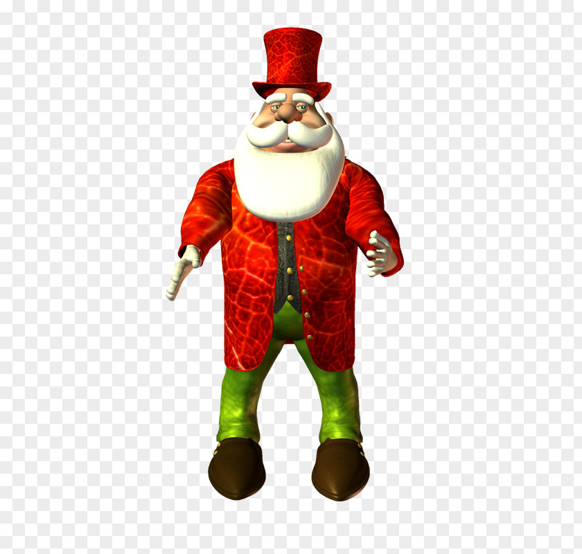 Claus Christmas Ornament Character Costume Fiction PNG