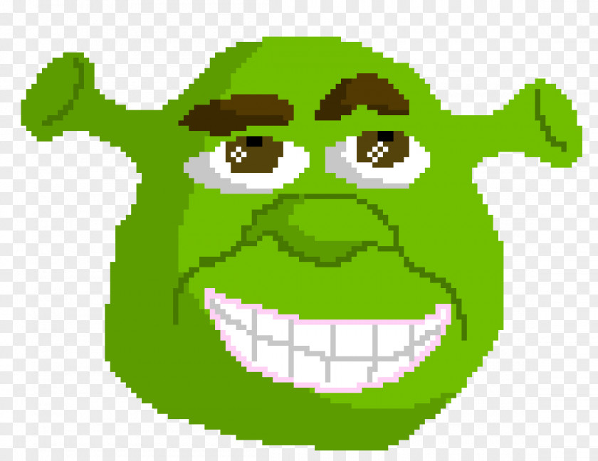 Shrek Pixel Art Image Graphics PNG