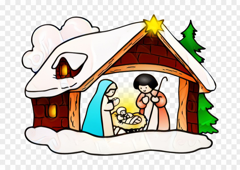 Clip Art Christmas Day Openclipart Santa Claus Nativity Of Jesus PNG