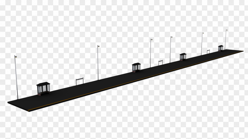Commuter Station Line Angle PNG