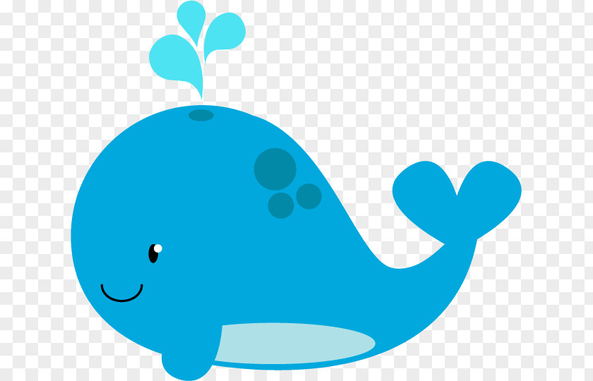 Cute Little Whale Beluga Drawing Blue Clip Art PNG
