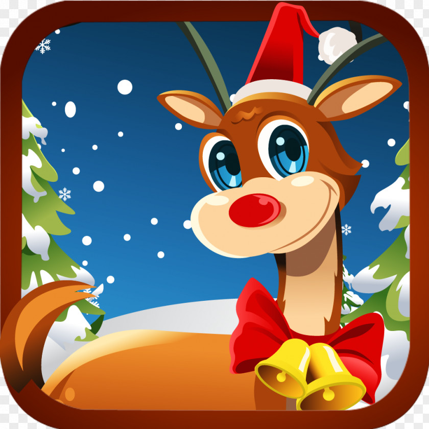 Raindeer Reindeer Christmas Ornament Character Clip Art PNG