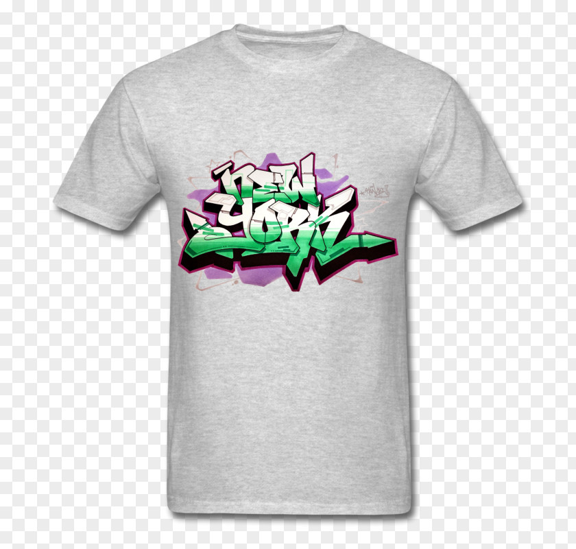 T-shirt New York City Graffiti Graphic Design PNG