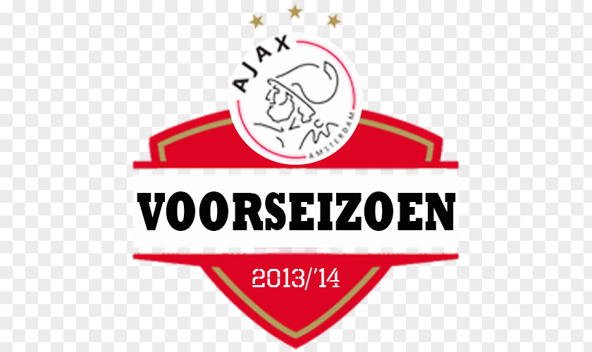 Ajax AFC Flag White Logo Red PNG