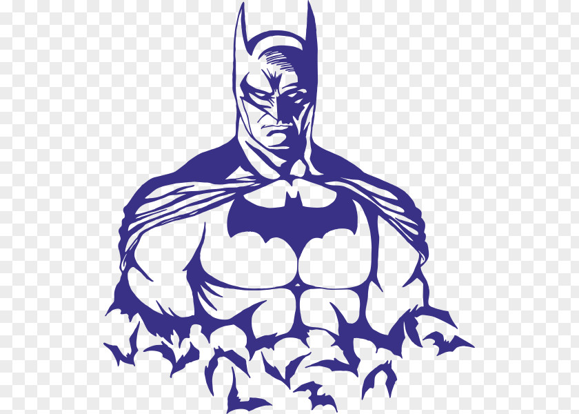 Batman Wall Decal Superhero Sticker PNG