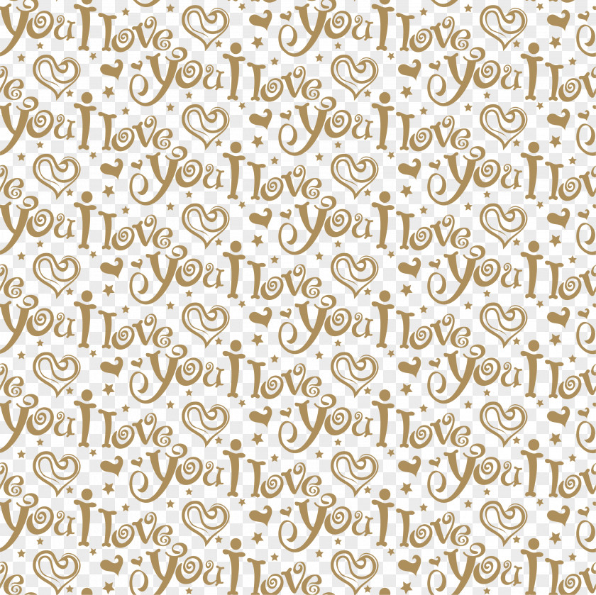 Brown Simple I Love You Background Romance PNG