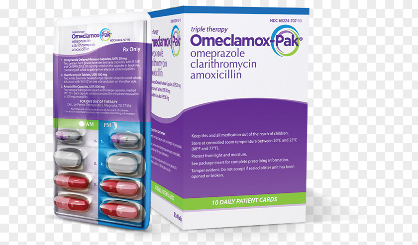 Helicobacter Pylori Eradication Protocols Amoxicillin Pharmaceutical Drug Therapy PNG