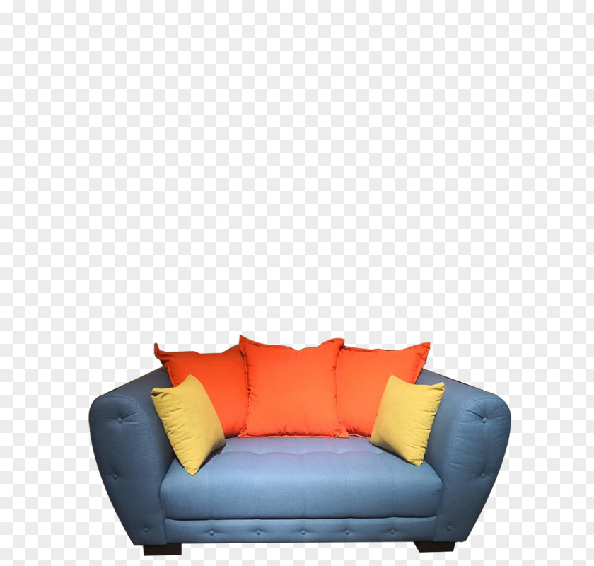 Loveseat Leather Orange PNG