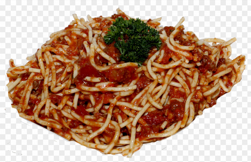 Top View Spaghetti Bolognese Chinese Noodles Chow Mein Fried Taglierini Mie Goreng PNG