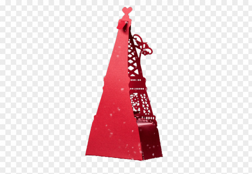 Triangle Tower Christmas Pattern PNG