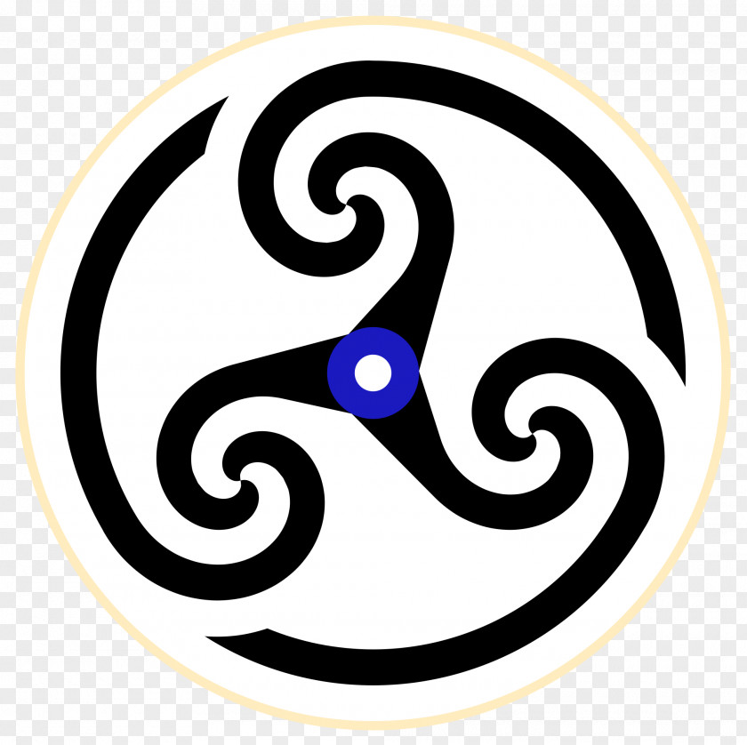 Celtic Triskelion Knot Symbol PNG
