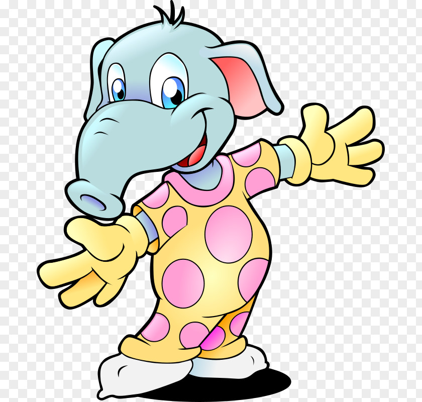 Elephant Rabbit Pajamas Child Clip Art PNG