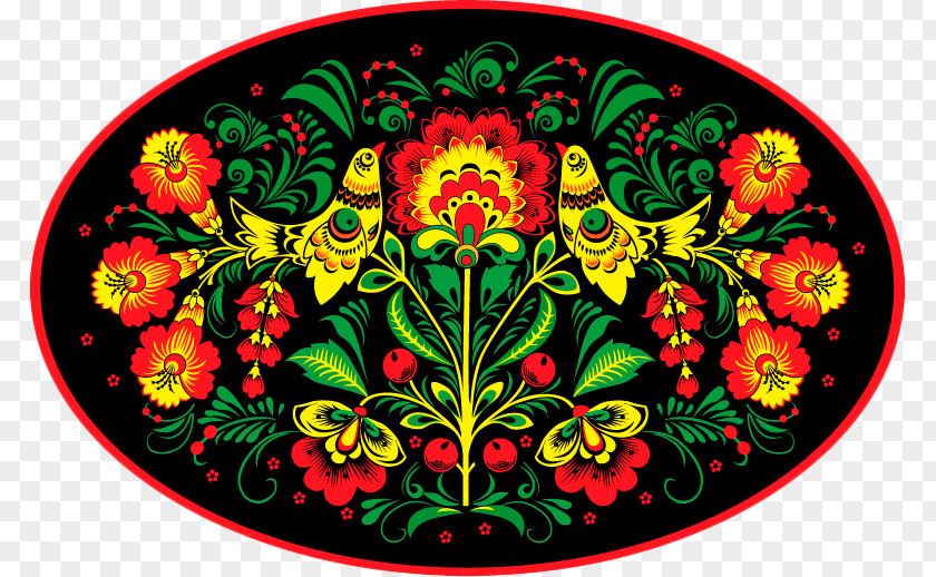 Khokhloma Художественная роспись Русские народные промыслы Zhostovo Painting Ornament PNG