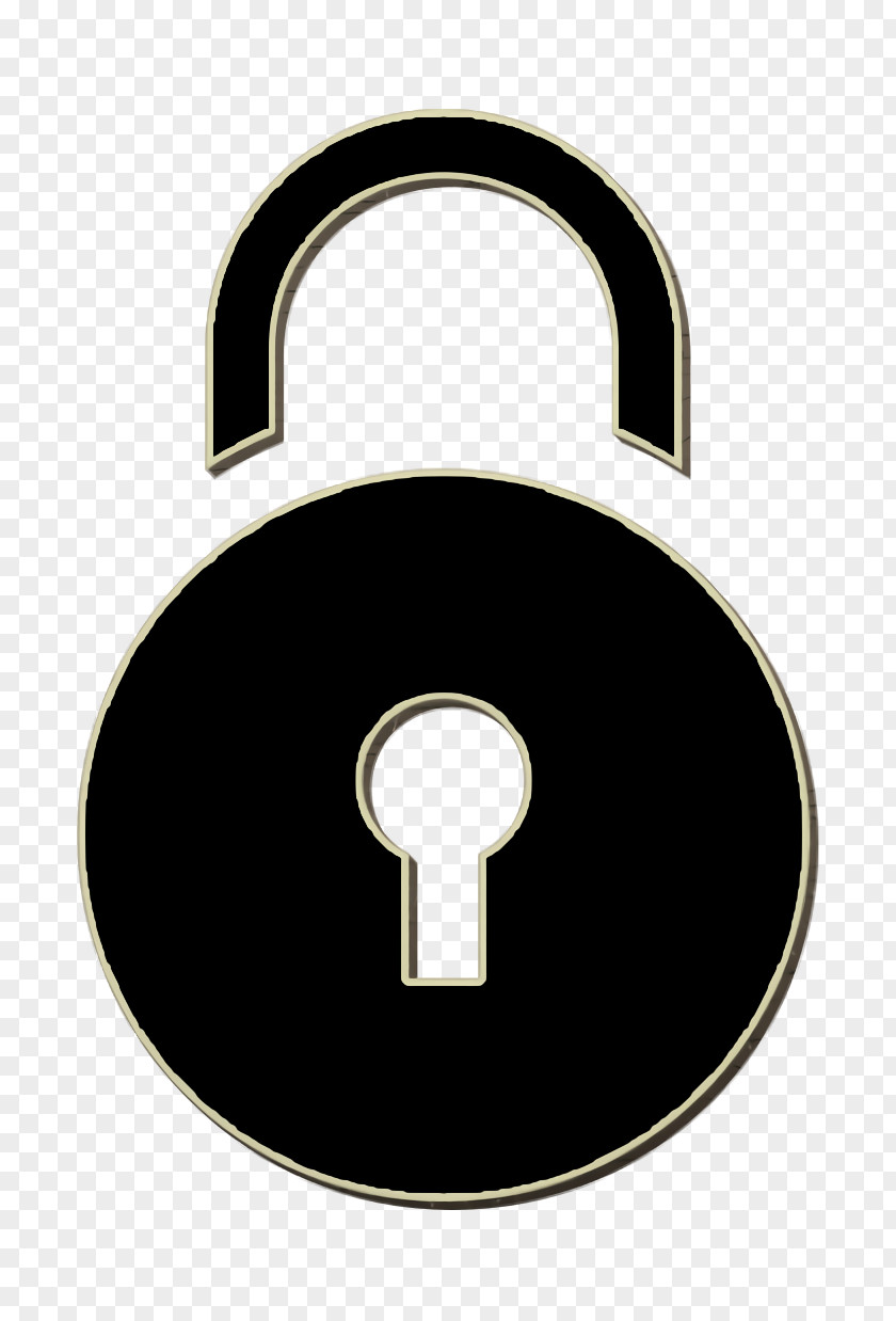 Lock Icon Solid User Elements PNG
