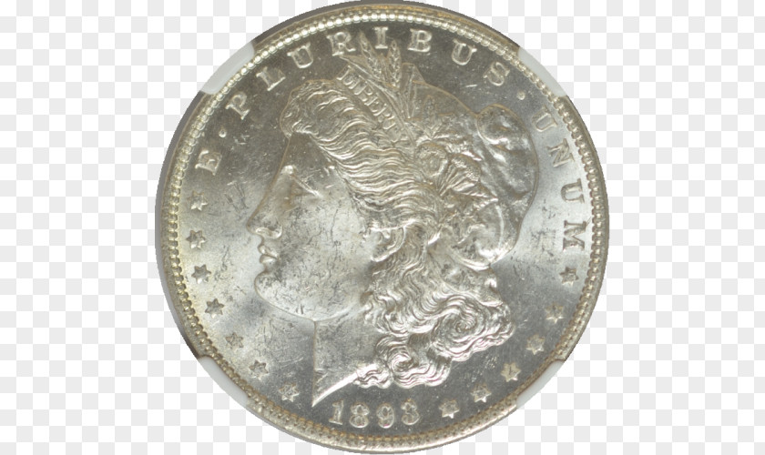 Rare Quarter Obverse And Reverse Morgan Dollar Brockage Coin PNG