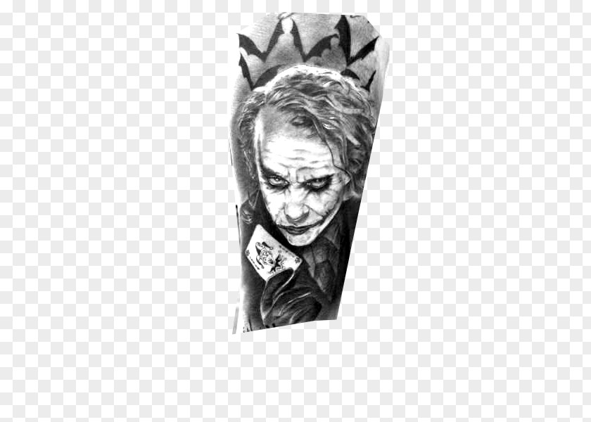 Sleeve Joker Batman The Dark Knight Heath Ledger Tattoo PNG
