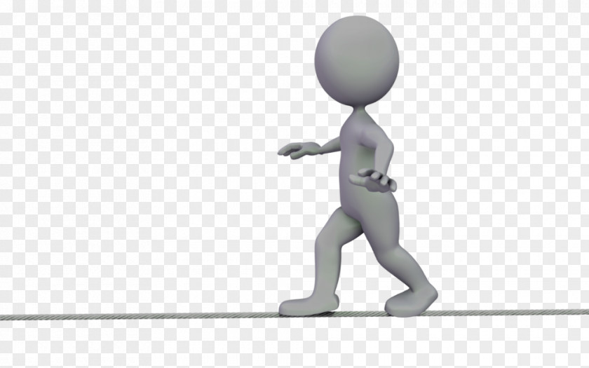 Animation Tightrope Walking Stick Figure PNG