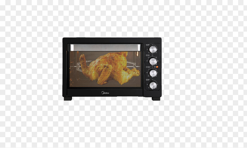 Black Multifunction Oven Baking Home Appliance Barbecue Cake PNG